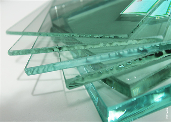 Clear Thick Float Glass , Toughened Float Glass With Good Optical Degree