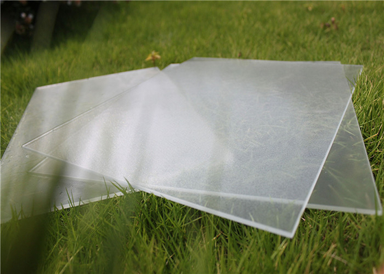 Small Size 100 x 100mm Solar Photovoltaic Glass 3.2mm Thickness For Solar Cell