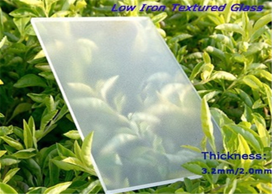 Flat Edge / Round Edge Tempered Solar Glass Flat Shape Low Iron Clear Glass