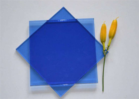 Smooth Surface Dark Blue Float Glass 4mm 5mm 5.5mm 6mm 8mm 10mm Thickness
