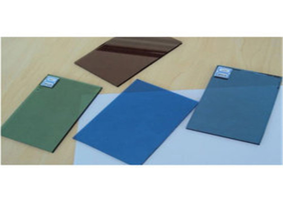 Color Customized Tinted Float Glass Sheet For Commercial / Civil Buildings