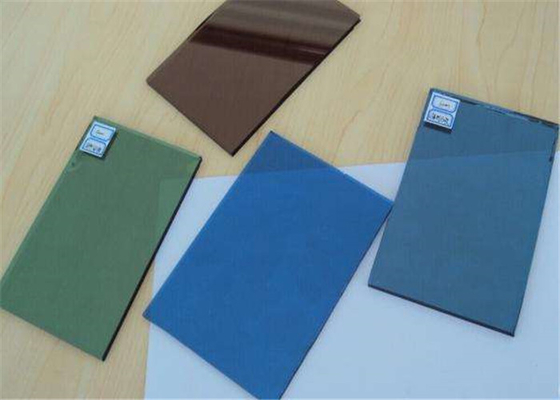 Tinted Bronze Float Glass , Black Tinted Glass For Show Window Decoration