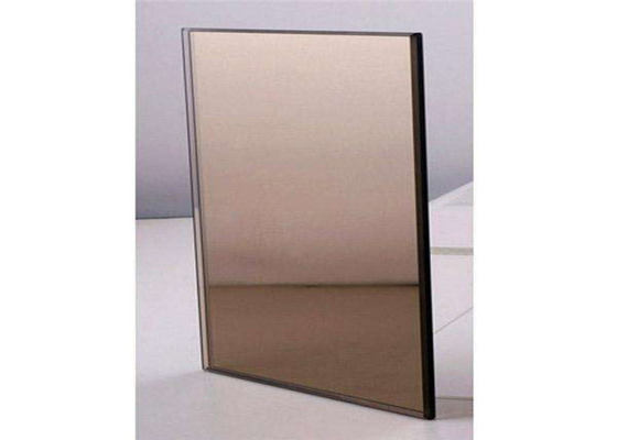 Pink Tinted Float Glass 4mm 5mm 5.5mm 6 mm Thickness For Curtain Walls / Glass Ribs