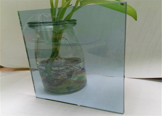 High Light Transmittance Euro Grey Tinted Glass Size Customized For Mirror Making
