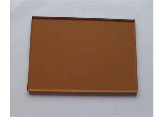 Tinted Bronze Float Glass , Black Tinted Glass For Show Window Decoration