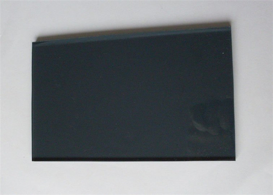 Black Tinted Float Glass Panels Flat / Smooth Surface For Architectural Facades
