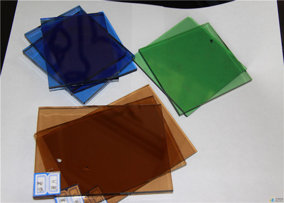 3- 19mm Thickness Tinted Float Glass For Building Material / Construction Glass