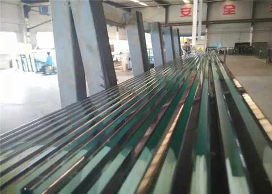 Flat / Bent Tempered Safety Glass High Strength 10mm Toughened Glass For Curtain Wall