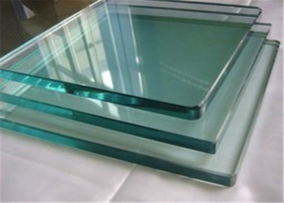 8mm Thickness Tempered Safety Glass / Toughened Glass Cut To Size Polished Edges