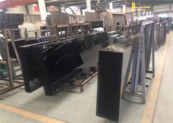 Thickness 10mm 12mm Tempered Glass / Toughened Laminated Glass For Construction