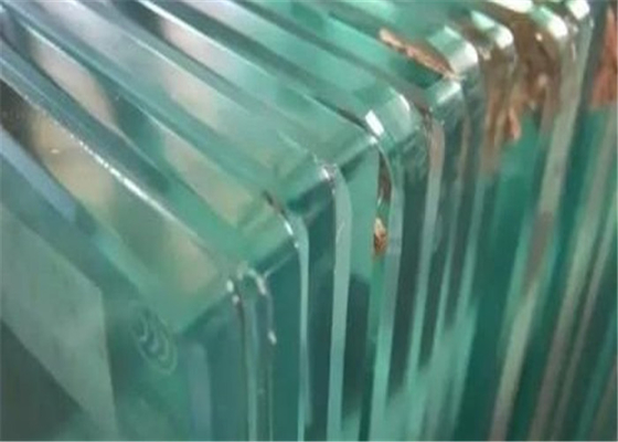 Flat Shaped Tempered Safety Glass 300 * 300 - 7000 * 2440 For Building Window / Doors