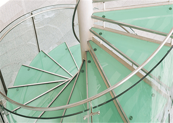 Swimming Pool Bent Tempered Glass , Size Customized Curved Toughened Glass