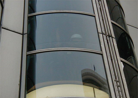 High Color Uniformity Dark Grey Reflective Glass 4mm - 8mm Thickness For Building Material