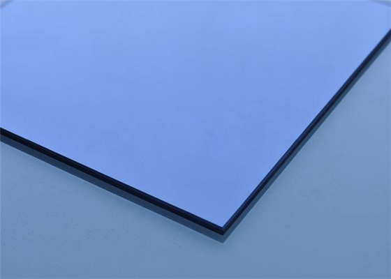 Solar Control  Reflective Float Glass Curve / Flat Shape For Article Decorations