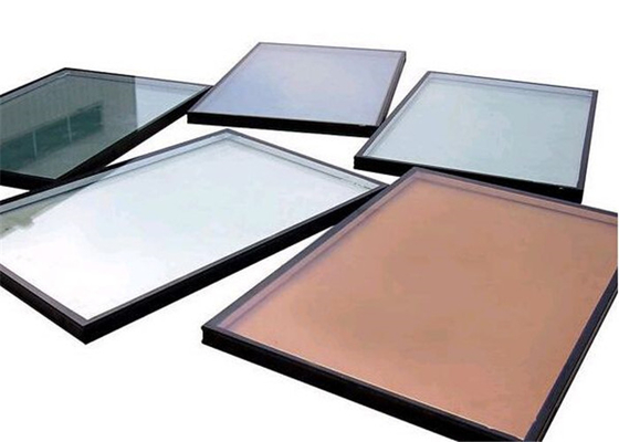 High Precision Flatness Pink Reflective Float Glass For Construction / Decoration