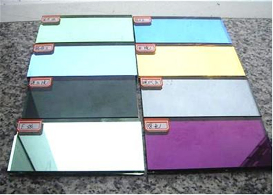 Double Coated Tinted Mirror Glass , Flat Shape Safety Mirror Sheet For Bathroom