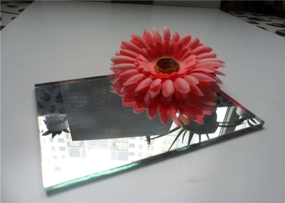 Professional Plain Mirror Glass 3mm 4mm 5mm 6mm Thickness With Beveled Edge