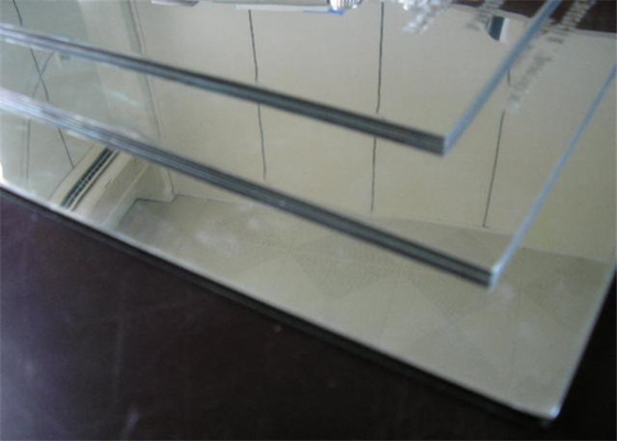 Waterproof Black Mirror Glass Sheet , Acid Resistant Reflective Bronze Mirror Glass