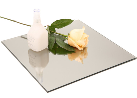 Big Size Aluminum Mirror Glass Sheets 3mm 4mm 5mm 6mm Thickness With Flat Edge