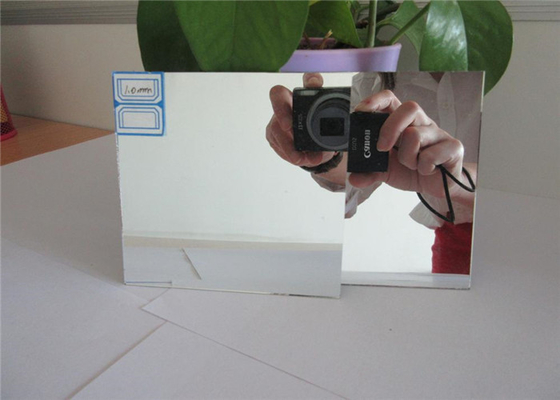 Professional Plain Mirror Glass , Custom Mirror Glass ISO 9000 CE Approved