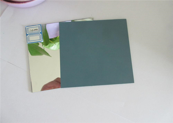 Mirror Polished Aluminium Sheet , Glass Material Anodized Aluminum Sheet