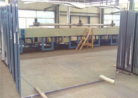 Safety Frameless Aluminum Coated Glass , 1 Way Mirror Glass For Bathroom
