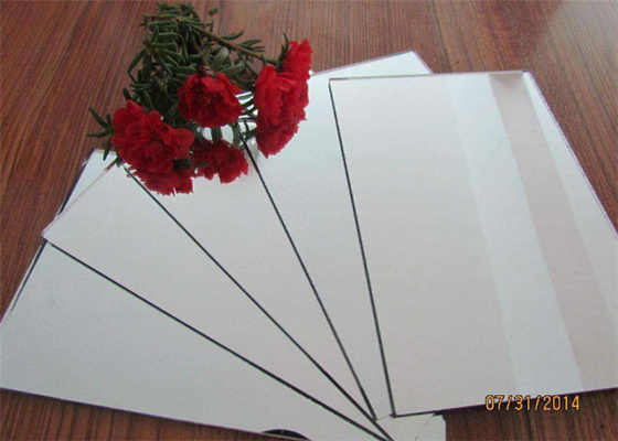 Clear / Tinted / Colored Mirror Glass , Aluminum Mirror Sheet For Decoration