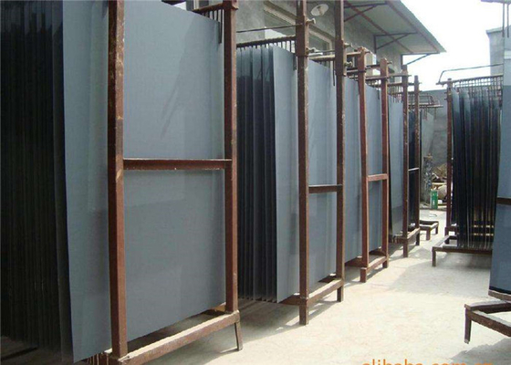 Safety Grey Tinted Mirror Glass , Size Customized Mirror Float Glass For Decorative