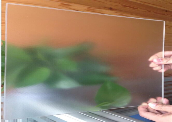 Bulletproof Transparent PV Glass , Low Iron Textured Solar Photovoltaic Glass