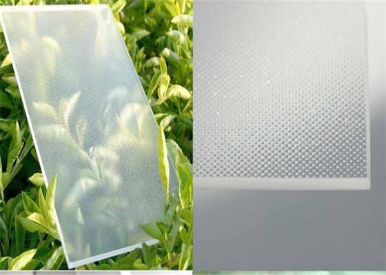 High Transparent AR Coating Low Iron Tempered Glass Flat Shape For PV Panel
