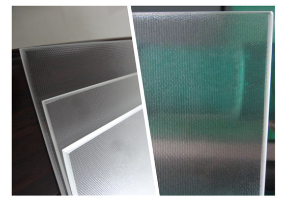 High Transparent Flat Solar Glass , patterned Ultra White Tempered Solar Glass