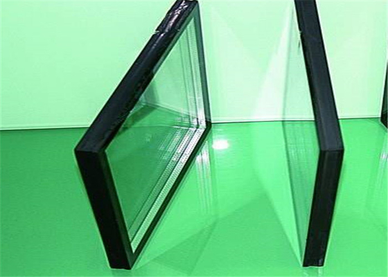 Heat Resistant Double Glazed Insulated Glass 6.38mm - 60mm Thickness With Grind Edge