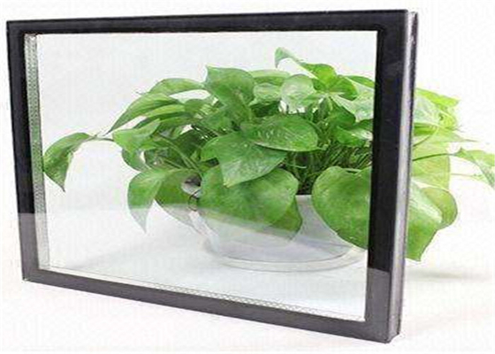 Heat Resistant Double Glazed Insulated Glass 6.38mm - 60mm Thickness With Grind Edge