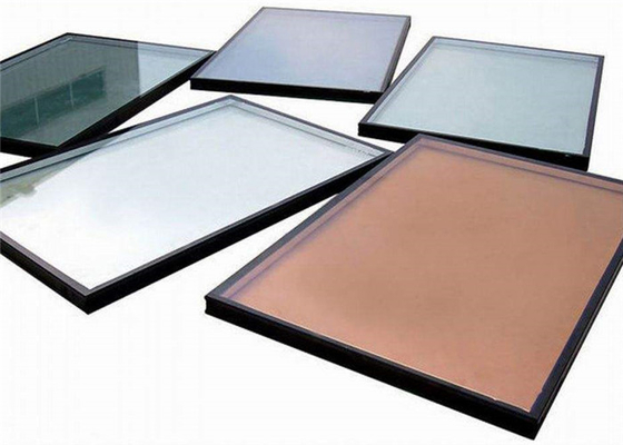 Tempered Clear Insulated Glass , Solid Structure Double Glazing Glass For Building Window