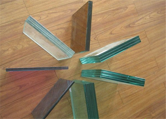 Safety Tempered PVB Laminated Glass 12mm 16mm Thickness For Construction