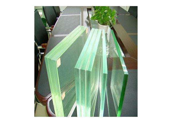 High Safety Clear PVB Laminated Glass Tempered Flat Laminated Glass For Fence / Balcony