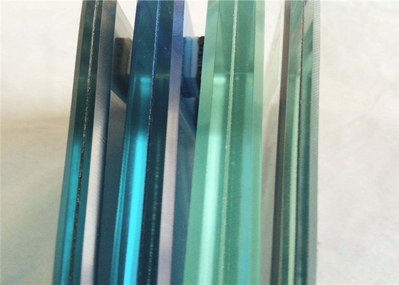 Safety Tempered PVB Laminated Glass 12mm 16mm Thickness For Construction