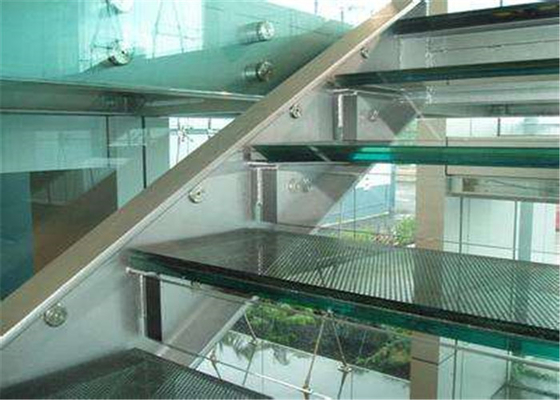 Commercial Building 10mm Laminated Glass , Clear / Colored Decorative Laminated Glass