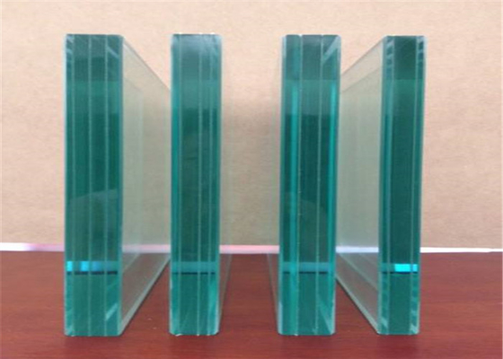 Commercial Building 10mm Laminated Glass , Clear / Colored Decorative Laminated Glass