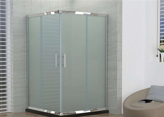 Safety Tempered Frosted Glass Sheets / Custom Frosted Glass For Bathroom Door