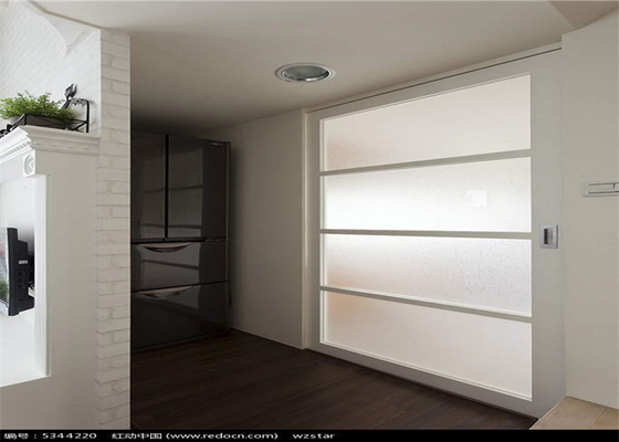 Sandblasted Frosted Glass Sheets 8mm Thickness Interior Acid Etched Doors Glass
