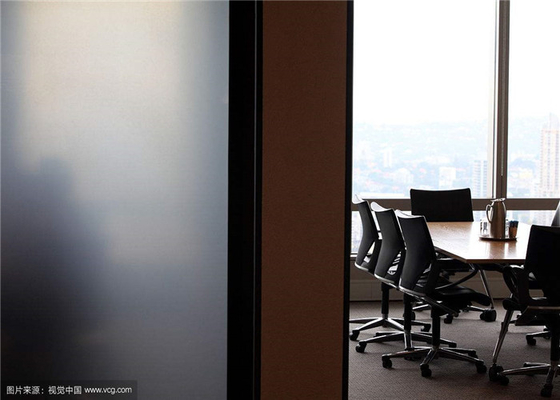 Decorative Frosted Safety Glass Tinted Tempered Glass For Partition Walls