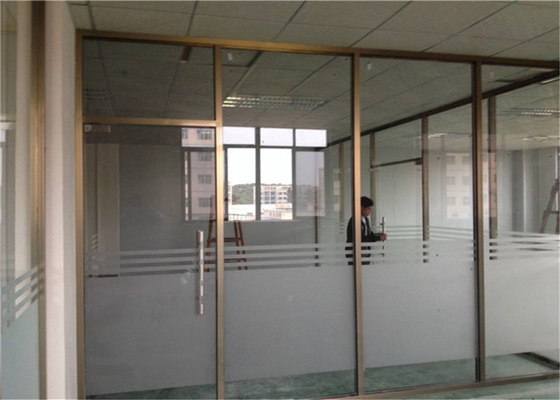 Custom Size Frosted Shower Glass / Acid Etched Glass Panels For Living Room