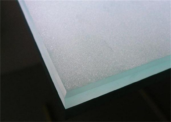 Custom Size Frosted Shower Glass / Acid Etched Glass Panels For Living Room