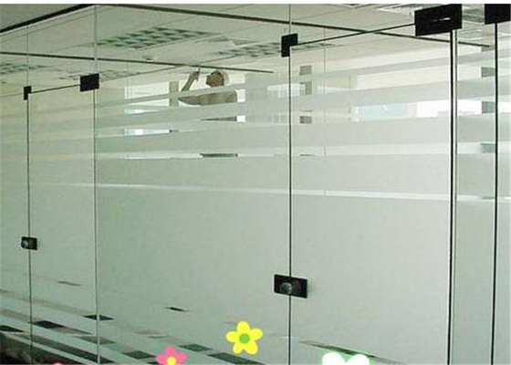 Interior Decorative Frosted Glass , Acid Etched Frosted Glass For Room Dividers