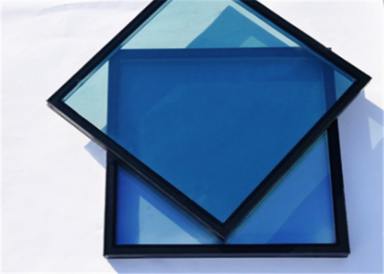 Flat Shape Low Emissivity Glass , 4mm - 12mm Thickness Low E Tinted Glass