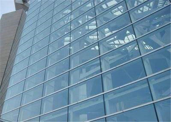 Different Thickness Low Light Reflection Clear Low E Glass Flat Shape With High Light Transmission