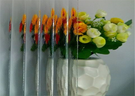 Bathroom Patterned Shower Glass , Patterned Tempered Glass For Shower Door