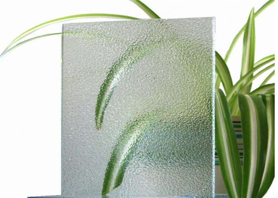 Room Decorative Tinted Glass , 4mm Thickness Coloured Patterned Glass For Balconies