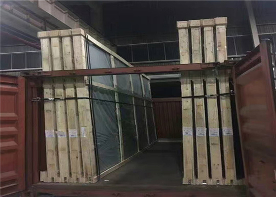 1.8MM-19MM Extra Clear Float Glass / Low Iron Toughened Glass Custom